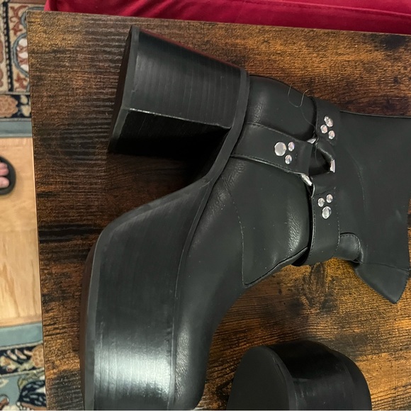 Platform moto boots - Picture 6 of 9